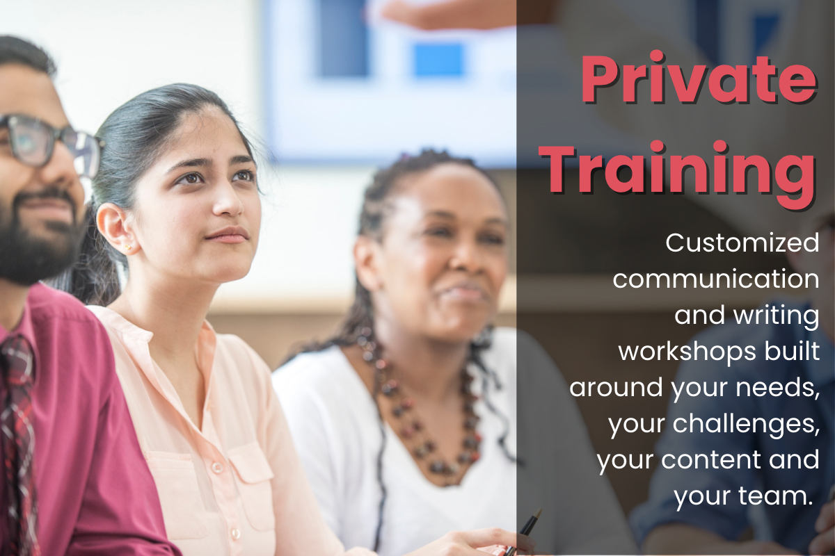 Customized, Private, Communication Training
